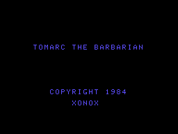 Tomarc the Barbarian screenshot 3 for Colecovision